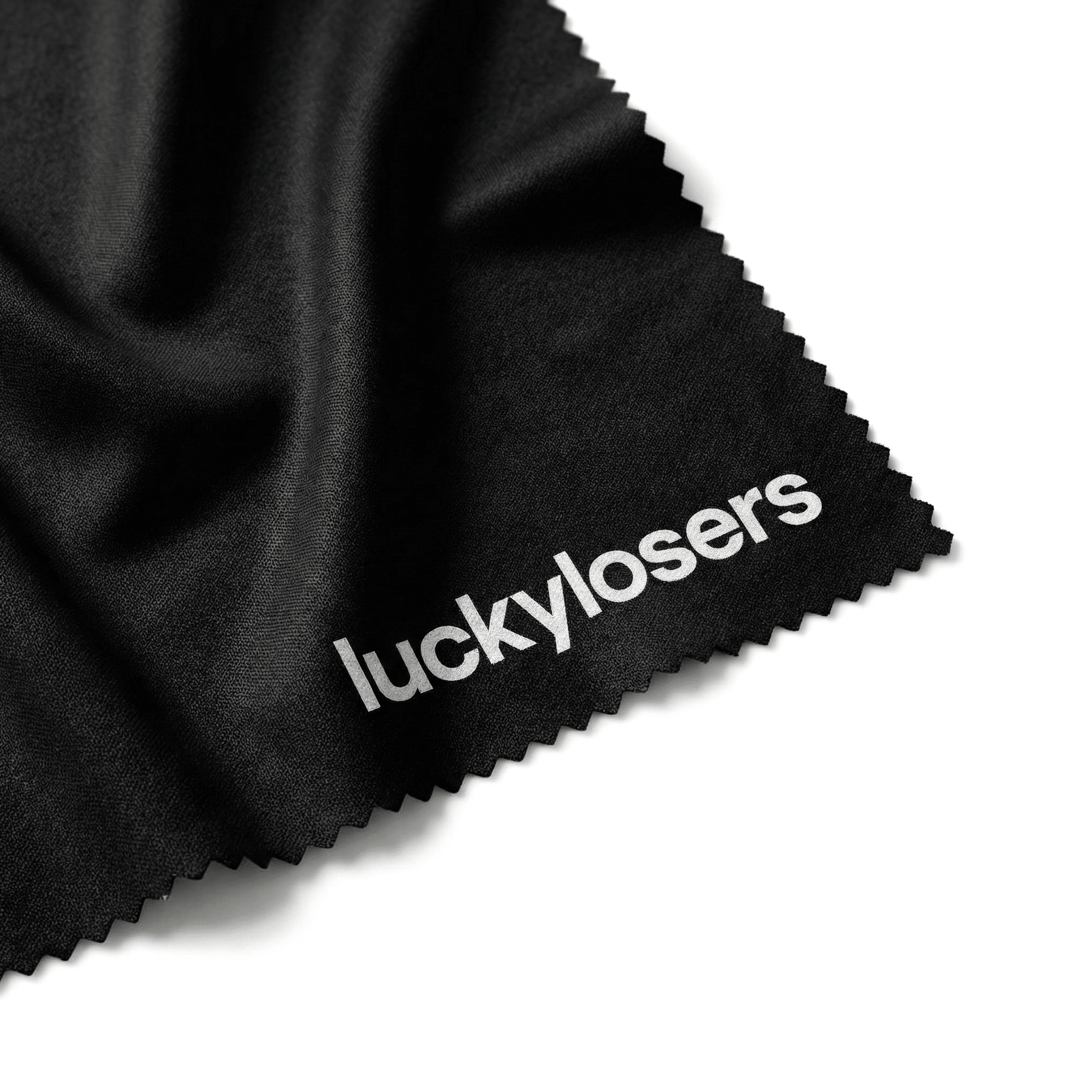 Microfiber cloth - LuckyLosers - luckylosers-cleansing-cloth-black